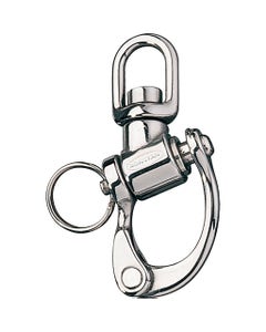 Swiveling Small Bail Trunion Snap Shackle 70mm
